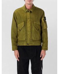 Stone Island - Padded Single Breasted Jacket - Lyst