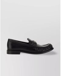 Burberry - Leather Cadet Loafers - Lyst