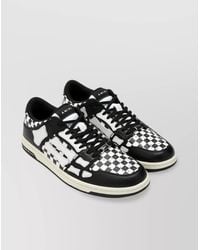 Amiri - Low-Top Checkered Pattern Rubber Sole Sneaker - Lyst