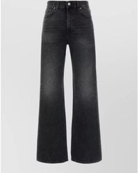 Haikure - Denim Wide-Leg Trousers - Lyst
