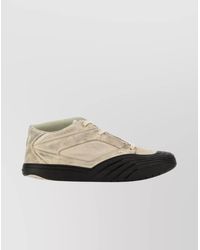 Givenchy - Leather Mid-Top Sneakers - Lyst