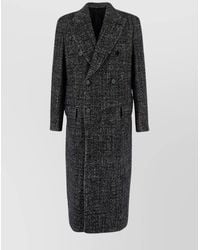Dolce & Gabbana - Long Coat - Lyst