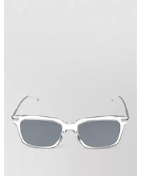 Thom Browne - Sunglasses Transparent Frame Square Metal Temples - Lyst
