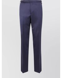 Lardini - Virgin Wool Regular-Fit Tailored Trousers - Lyst