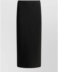 Max Mara - High Waist Midi Pencil Skirt - Lyst