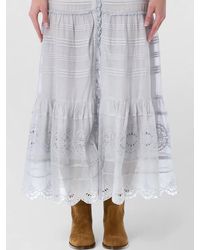 Isabel Marant - Paoline Tiered Maxi Skirt - Lyst