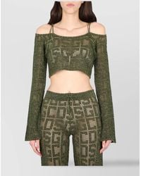 Gcds - Macramé Monogram Top - Lyst
