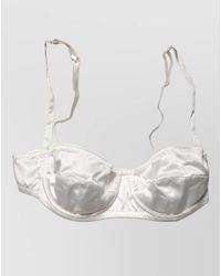 Dolce & Gabbana - Silk Underwire Balconette Bra - Lyst