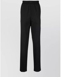 MSGM - Virgin Wool Straight-Leg Trousers - Lyst