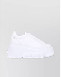 Casadei - Leather Nexus Low-Top Sneakers - Lyst
