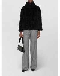 Herno - Faux Fur High Neck Jacket - Lyst