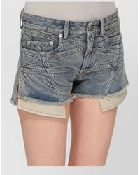 Rick Owens - Denim Straight-Leg Cut-Off Shorts - Lyst