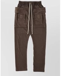 Rick Owens - Cotton Straight-Leg Pants - Lyst