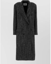 Isabel Marant - Wool-Blend Melange Knit Coat - Lyst