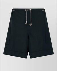Kiko Kostadinov - Kyan Bermuda Shorts Side Pocket Eyelets Belt - Lyst