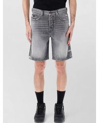 DIESEL - Denim Knee-Length Straight-Leg Bermuda Shorts - Lyst