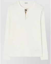 Burberry - Cotton Slim-Fit Long-Sleeve T-Shirt - Lyst