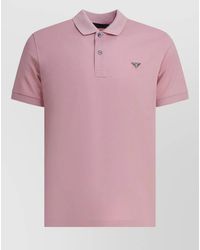 Prada - Logo-Detail Polo Shirt - Lyst