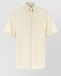 Ferragamo - Gancini Shirt Short Sleeves Chest Pocket Collar - Lyst