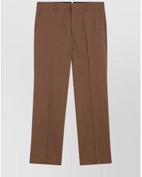 Ami Paris - Hazelnut Wool Trousers - Lyst