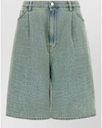 Nude - Kate Bermuda Shorts Belt Loops Pockets - Lyst