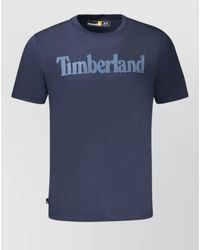 Timberland - Cotton Logo-Print T-Shirt - Lyst
