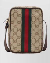 Gucci - Coat Adjustable Strap Front Stripe Detail - Lyst