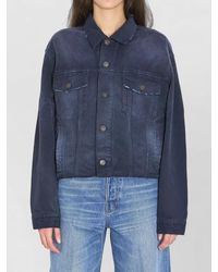 Balenciaga - Demin Jacket - Lyst