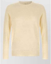 Ma'ry'ya - Cashmere Wool Fine-Knit Crew-Neck Sweater - Lyst