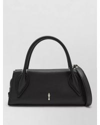 Christian Louboutin - Structured Shoulder Bag Leather Top Handles - Lyst