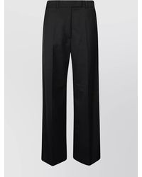 Frankie Shop - Wide Leg Pleated Trousers With Belt Loops - Lyst