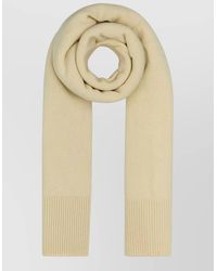 Camilla & Marc - Ash Wool Blend Knit Scarf Ribbed - Lyst