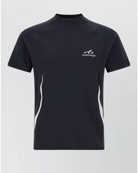 Balenciaga - Mock-Neck Slim-Fit Technical T-Shirt - Lyst
