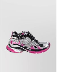 Balenciaga - 'Reflective Mesh Runner Sole Sneakers' - Lyst
