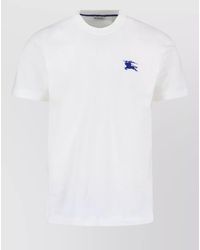 Burberry - Embroidered Equestrian Knight T Shirt - Lyst