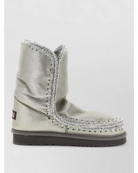 Mou - Sheepskin Leather Eskimo 24 Ankle Boots - Lyst