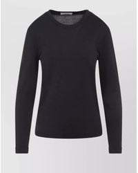 Lemaire - Ribbed Slim-Fit Long-Sleeve Cotton T-Shirt - Lyst