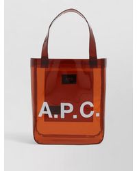 A.P.C. - Lou Small Tote Bag Dual Handles - Lyst