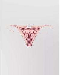 Fendi - Micro Patchwork Printed Low-Rise Bikini Briefs - Lyst