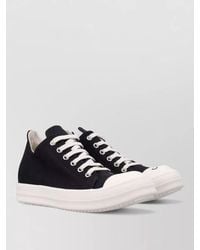 Rick Owens - Canvas Low-Top Lace-Up Sneakers - Lyst