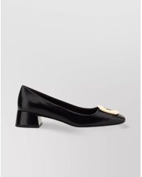 Tory Burch - "Georgia" Block Heel Square Toe Pumps - Lyst