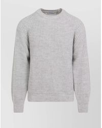 Carhartt - Crew Neck Knit Sweater With Ribbed Cuffs - Lyst