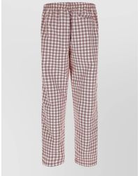 Willy Chavarria - Checked Wide-Leg Tailored Shorts - Lyst