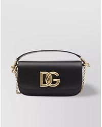 Dolce & Gabbana - Crossbody Bag Calfskin Chain Strap - Lyst