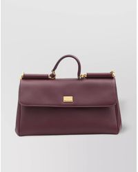 Dolce & Gabbana - Medium Sicily Calfskin Tote Bag - Lyst