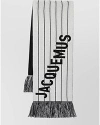 Jacquemus - Liga Merino Wool Striped Fringe Scarf - Lyst