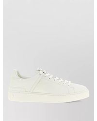Balmain - Calf Leather Low-Top Sneakers - Lyst