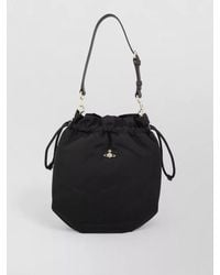Vivienne Westwood - Orb Viscose Drawstring Shoulder Bag - Lyst
