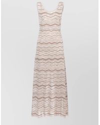 D.exterior - Geometric Pattern Viscose Dress Summer Style - Lyst