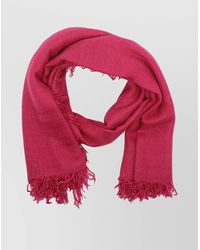 Faliero Sarti - Soft Textured Scarf Fringed Edges - Lyst